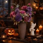 11 Stems Artificial Peony Hydrangea Rose Dahlia Bouquet, Real Touch Faux Silk Flowers for Vase thumbnail - BloomWitness artificial flower