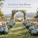 6 Stems Real Touch Hydrangea Bouquet, Lifelike Faux Silk Flowers for Vase Decor (Blue / Pink) thumbnail - BloomWitness artificial flower