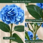 Artificial Hydrangea Tree (3ft) – Real Touch Potted Faux Flowers for Home & Porch Décor thumbnail - BloomWitness artificial flower