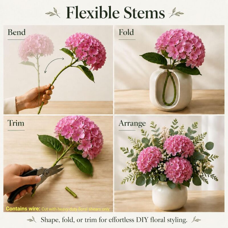 Hydrangea  Real Touch