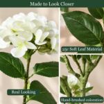 Artificial Hydrangea Tree (4ft) – Real Touch Potted Faux Flowers for Home & Porch Décor thumbnail - BloomWitness artificial flower