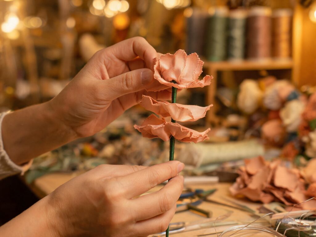 Are Silk Flowers Actually Silk Fabric?